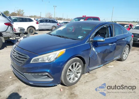 2016 Hyundai Sonata Sport z USA, uszkodzony, nr VIN 5NPE34AF9GH341207
